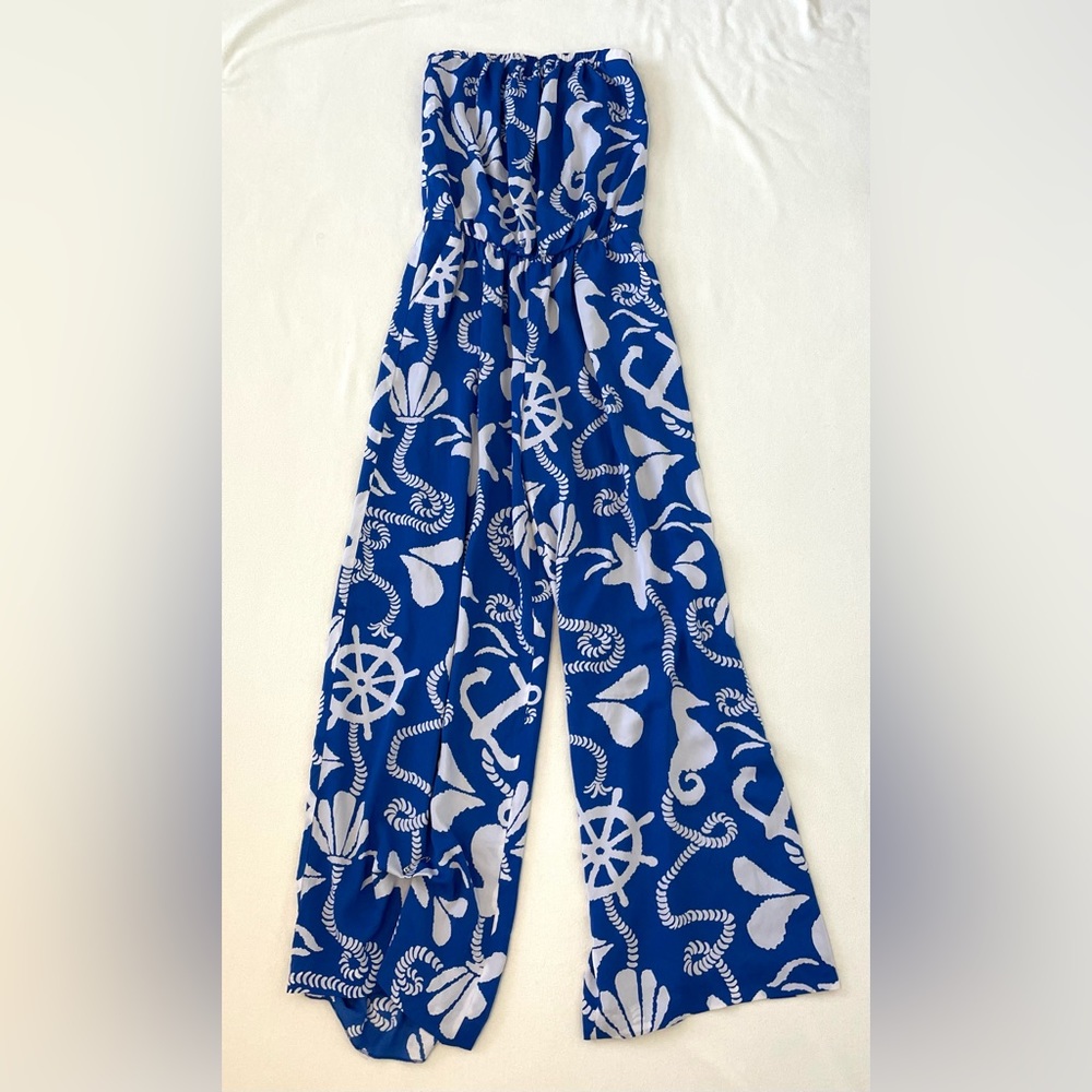 Lilly Pulitzer Sea Print Jumpsuit